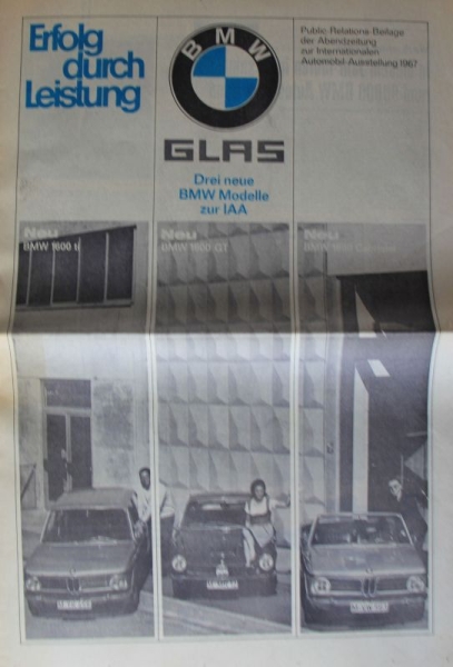 BMW "Erfolgreich durch Leistung" Factory-Journal 1965 three editions (6280)